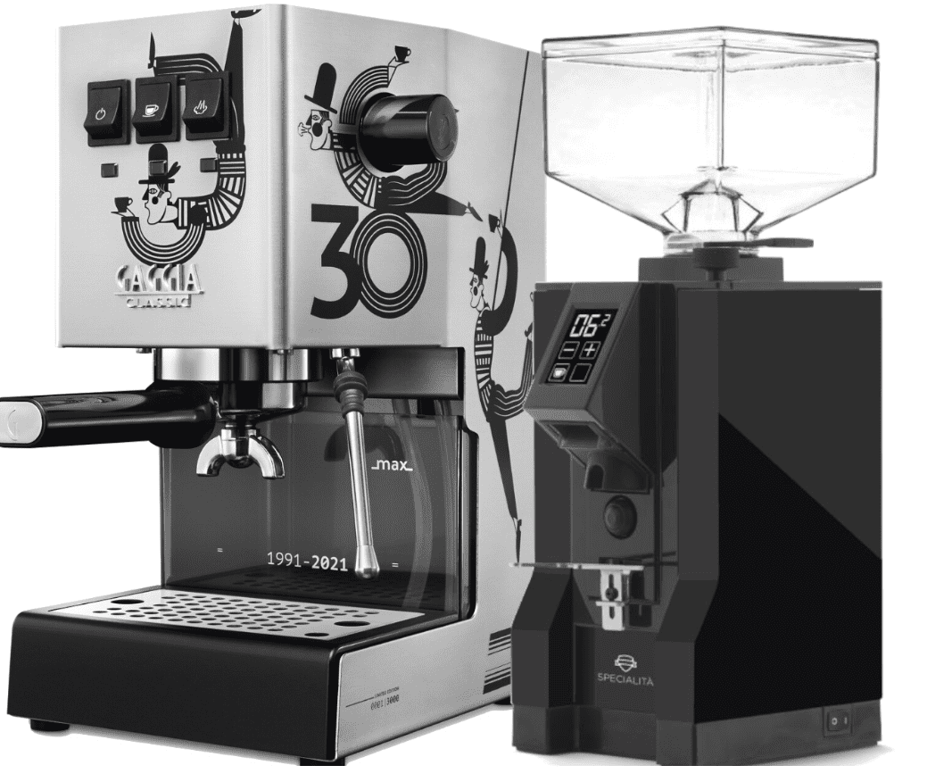 Gaggia Classic and Eureka Mignon La Specialita.